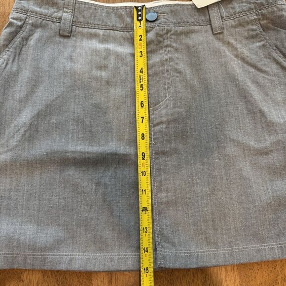 Icebreaker Merino Destiny Skirt Size 30 Wool Blend Womens Gray Heather NWT’s - Picture 8 of 13